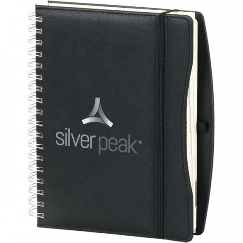 ZRF-Siyah Spiralli Günlük Ajanda 17x24 cm