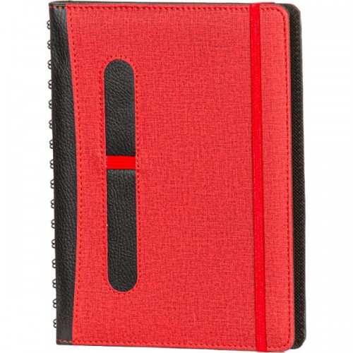 ZRF-Kırmızı Gizli Spiralli Günlük Ajanda