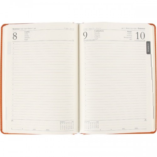 ZRF-Kırmızı Günlük Ajanda 17x24 cm